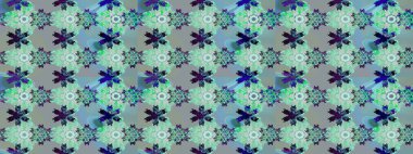 Yumuşak, mavi renkte yaz çiçekleri. Raster illüstrasyonu. Raster deseni. Küçük çiçekte sevimli çiçek deseni var..