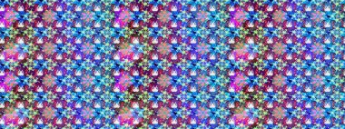 Tomurcukları papatya çiçekleri olan sevimli bir çiçek deseni. Eski usul. Eskiz geçmişi. Miles Fleur, süslü püslü bir süs. Kumaş, tekstil, duvar kağıdı baskısı için. Raster illüstrasyonu.