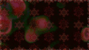 Yumuşak, bahar çiçekleri siyah renklerde. Raster illüstrasyonu. Raster çiçek desenli ve çiçekli..