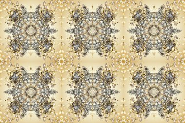 Altın elementlerle desen renkleri. Lüks mobilyalar. Kusursuz ahşap oyma. Patina. Klasik mobilya tarzı. Küçük bir alan derinliği. Altın kaplamalı bej, nötr ve gri zemin. Oyma.