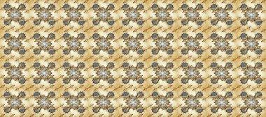 Doğu tarzı arabesk tarzında altın elementler. Bej, nötr ve kahverengi renklerde pürüzsüz desen. Kusursuz altın desenli bukleler. Raster altın pürüzsüz desen.