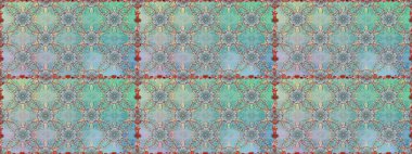 Çiçekler maviye. Suluboya, elle çizilmiş. Kusursuz bir arka plan modeli. Raster stoku.