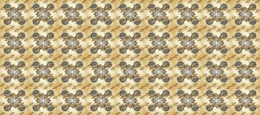 Doğu tarzı arabesk tarzında altın elementler. Bej, nötr ve kahverengi renklerde pürüzsüz desen. Kusursuz altın desenli bukleler. Raster altın pürüzsüz desen.