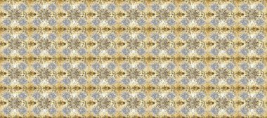 Paisleys zarif çiçek desenli arkaplan duvar kâğıdı çizimi. Klasik stil, güzel, üç boyutlu sanat eseri, altın ve bej renginde. Tarafsız gri desenli çiçek yaprakları ve süslemeleri var..