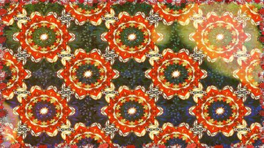 Kahverengi renklerde, altın elementlerle kusursuz desen. Kusursuz altın desen. Raster doğulu süsü.