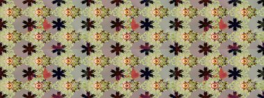 Çocuksu tasarım. Tekstil, kumaş, ambalaj, hatıra defteri için hoş bir çiçek arkaplanı. Tarafsız bir arkaplanda. Elle çizilmiş karalama çiçekleri ile Raster çizim deseni.