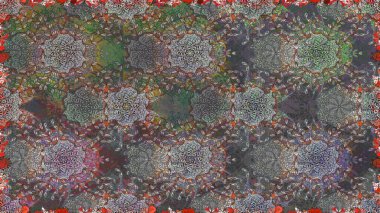 Küçük çiçekteki sevimli çiçek deseni. Gri renkli çiçekler.