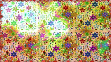 Stilize çiçek ile Seamless modeli. Süslü zentangle sorunsuz doku, soyut çiçeklerle süs. Çiçek desenli kullanılan duvar kağıdı, desen dolgularını, web sayfası arka planı için.