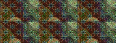 Tony 'nin kumaş kalıbını çiz. Raster illüstrasyonu. Modaya uygun kumaş deseni. Küçük çiçekte sevimli çiçek deseni var..