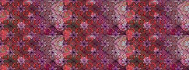 Kahverengi renkli etnik çiçeklerin olduğu zarif bir eskiz modeli. Raster Çiçek İllüstrasyonu güzel tekstil..