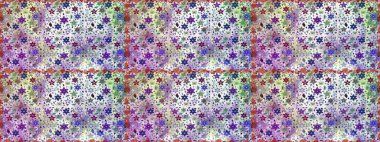 Raster dikişsiz çiçek deseni. Tarafsız renklerde vadinin çiçekleri.