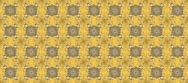 Geleneksel oryantasyon süsü. Kusursuz klasik raster altın desenli. Klasik klasik klasik arka plan. Sarı, bej ve kahverengi renklerde altın elementlerle pürüzsüz desen.