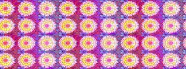 Pembe renkte güzel çiçekli eskiz deseni, suluboya çiçek deseni, duvar kağıdı, kart ya da kumaş için fayanslı. Raster..