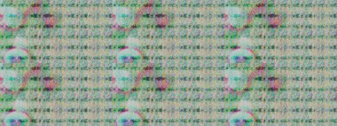 Raster. Renkli Bahar Teması eskiz kalıbı. Düz Çiçek Elementleri Tasarımı.