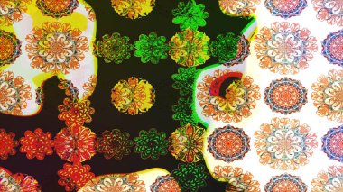 Hediye ambalaj kağıdı, tebrik kartları, posterler ve pankart tasarımı. Raster düz çiçek çizim deseni. Gri renkli çiçekler.