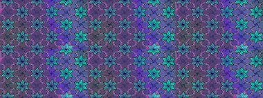 Çiçek. Taslak dekoratif arka plan, çiçek mandala. Raster illüstrasyonu. Menekşe renklerinde.