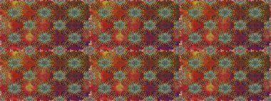 Raster suluboya çiçek deseni, narin çiçekler, kahverengi çiçekler, tebrik kartı şablonu. Güzel kumaş deseni.