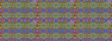 Küçük çiçekteki sevimli çiçek deseni. Güzel karalama çiçekleri olan kusursuz çiçek desenleri. Güzel kumaş deseni. Raster illüstrasyonu.