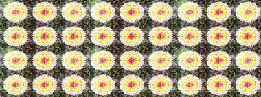 Raster illüstrasyonu. Küçük çiçekteki sevimli çiçek deseni. Tarafsız renklerde çiçekler.