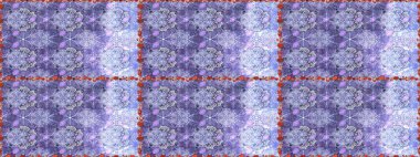 El çizimi. Raster illüstrasyonu. Güzel kumaş deseni. Çiçekler, dallar, otlar ve çiçekler.