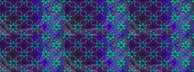 Düz Çiçek Elementleri Tasarımı. Renkli Bahar Teması eskiz kalıbı. Güzel kumaş deseni. Raster illüstrasyonunda çiçek deseni çizimi.