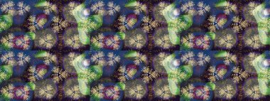 Gri renkli çiçekler. Çizim çiçek deseni duvar kâğıdı olarak kullanılabilir. Raster illüstrasyonu.