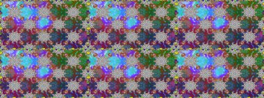 Sınır Hint çiçek Paisley patten. Etnik Mandala havlusu. Raster Kına tarzı. Dikişsiz süs baskı. Kartvizit arka plan tebrik için kullanılabilir, boyama kitabı, fon, tekstil.