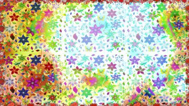 Çiçek kompozisyonu. - Tarafsız çiçekler. Çiçek arkaplan. Küçük çiçekte güzel bir desen var. Çiçek kolajı. Raster deseni. Doğa.