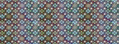 Modern, mavi raster arka plan duvar kağıdı çizimi, klasik çizgili desenli desenli çiçekler, çiçekli süsler. Çiçekli el çizimi çizimi deseni.