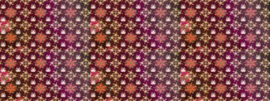 Düz Çiçek Elementleri Tasarımı. Çiçek desenli eskiz, yaz çiçekleri. Renkli Bahar Teması eskiz kalıbı. Kahverengi renkte çiçekler.