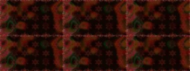 El çizimi, soyut ve süslü elementler. Kahverengi renkli. Yaz çiçekleri teması. Suluboya resim taklit Raster çizimi. Klasik çiçekler..