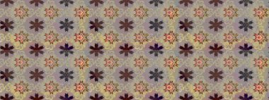 Gri renkli çiçek desenli çizimler, el yapımı papatyalar, papatyalar. Tekrar eden çiçek arkaplanı, zarif gri çiçek duvar kağıdı.