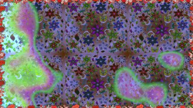 Raster deseni. Tarafsız el çizimi desen. Sanat, inspineutral stil çiçekler ve arka plan bırakır. Karalama çiçekleri kusursuz desen.