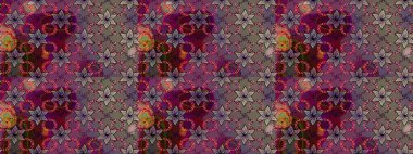 Raster illüstrasyonu. Küçük çiçekteki sevimli çiçek deseni. Modaya uygun kumaş deseni. Tony 'nin kumaş desenini çiz.