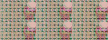 Bej renkli çiçekler. Tropik çiçekler. Gömlek çizimi Arkaplan Deseni.