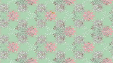 Fantezi çiçekli eskiz deseni, doğal duvar kağıdı, çiçek desenli kıvrım çizimi. Paisley el çizimi elementler. Ev dekoru.