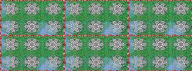 Düz Çiçek Elementleri Tasarımı. Çiçek deseni. Raster kusursuz. Güzel kumaş deseni. Renkli Bahar Teması Kusursuz Arkaplan.