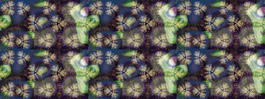 Gri renkli çiçekler. Kumaş desenli papatya çiçekleri ayrıntıları.