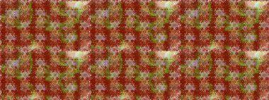 Güzel kumaş deseni. Raster illüstrasyonunda kusursuz çiçek deseni. Kahverengi renklerde. Raster illüstrasyonu.