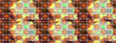 Küçük renkli çiçekler. Moda baskıları için zarif bir şablon. Kusursuz. Motley illüstrasyonu. Çiçekli yaz çiçekleri. Küçük çiçekte şirin desenler.