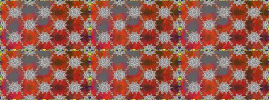 Gri renkli çiçekler. Çiçekli kusursuz retro desen. Düz Çiçek Elementleri Tasarımı. Renkli Yaz Temalı Kusursuz Arkaplan.