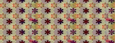 Gri ve nötr renkte çiçekler. Çiçekli karalama şeklinde Raster çiçek deseni. Yumuşak, bahar çiçekli arka plan.