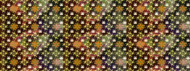 El çizimi Raster çizimi. Karalama elementleri. Çizim çiçek deseni duvar kağıdı, web sitesi arkaplanı, paket kağıdı, davetiye, broşür, pankart veya web sitesi için kullanılabilir.