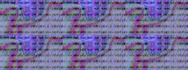 Küçük mavi ve menekşe çiçekli oldukça eski bir besin torbası deseni. Tekstil, kumaş, kapaklar, duvar kağıtları, baskı, paket, koleksiyon defteri, örgü, dekupaj için çiçek arkaplanı..