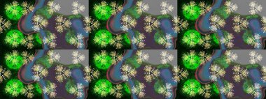 Modaya uygun kumaş deseni. Raster illüstrasyonu. Küçük çiçekteki sevimli çiçek deseni. Tony 'nin kumaş desenini çiz.