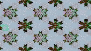 Elle boyanmış suluboya resim çizimleri, çiçekler ve bitkiler. Mavi ve gri renkte çiçekler.