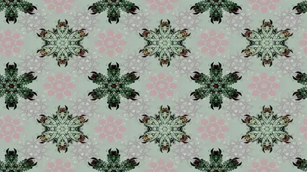 Karalama çiçekleri çizim kalıbı. Sanat ilham verici ve siyah stil çiçekler ve arka plan bırakır. Gri ve siyah el çizimi desen. Raster deseni.