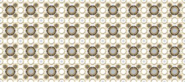 Raster illüstrasyonu. Klasik çiçek dokusu. Kusursuz desenli altın elementler. Tarafsız, bej ve beyaz renklerde Royal retro. Altın şablon. Kart, duvar kağıdı, ambalaj, tekstil için klasik tasarım.