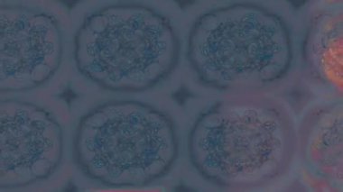 Renkli unsurlarla hareketli arka plan görüntüleri. Çiçekler. Eski model. Bayrak tarzı. Video kaydı. Şablon. Döngü. Kusursuz..