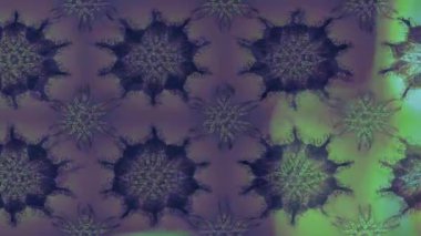 Renkli unsurlarla hareketli arka plan görüntüleri. Çiçekler. Eski model. Bayrak tarzı. Video kaydı. Şablon. Döngü. Kusursuz..